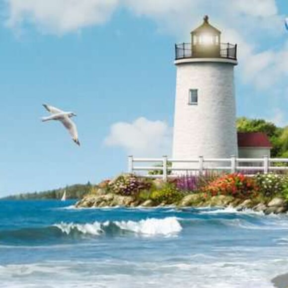 New sealed Ravensburger 300 pcs Large Format Puzzle-Sunlit Shores - Picture 3 of 13